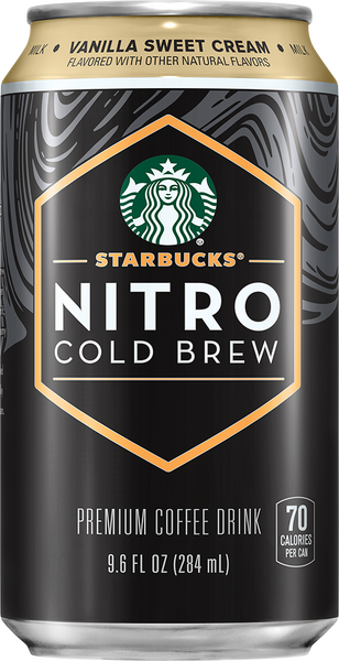 Strabucks Nitro Cold Brew Vanilla Sweet Cream - 9.6 oz